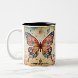 Butterflies of Name That Novel Coffee Mug