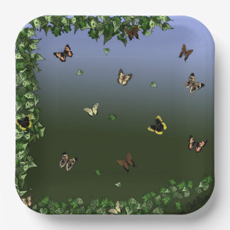 Butterflies of the Blue Paper Plate