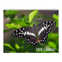 Butterflies of Wonder 2026 Nature Calendar