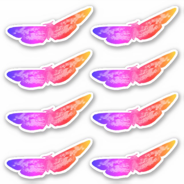 Butterflies Ombre Purple Pink 4Zoe (Front)