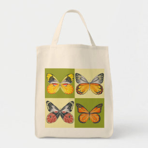 Butterflies on a Grocery Tote 