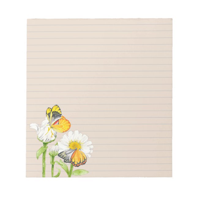 Butterflies on a Medium Sized Notepad (Front)