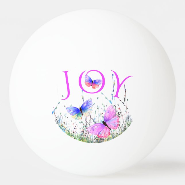 Butterflies Ping Pong Ball (Front)