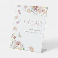 Butterflies Pink Floral Favours Bridal Shower