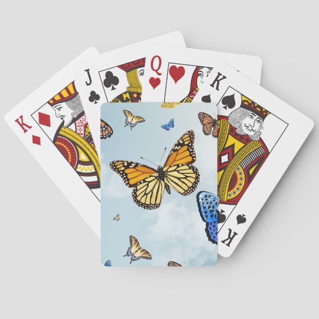 Butterflies Playing Cards (Back)