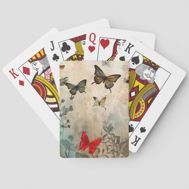 Butterflies Playing Cards (Back)
