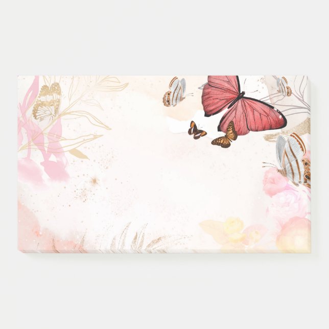 Butterflies Post it Notes (Front)
