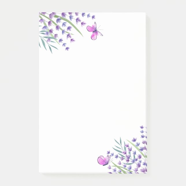 Butterflies Post it Notes (Front)