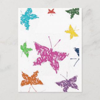 Butterflies Postcard