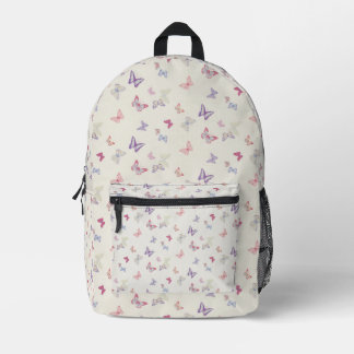Butterflies Printed Backpack
