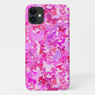 Butterflies, purple, lavender, pink Case-Mate iPhone case
