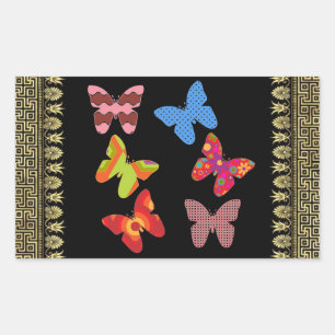 Butterflies Rectangular Sticker