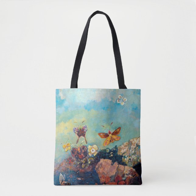 Butterflies, Redon Tote Bag (Front)