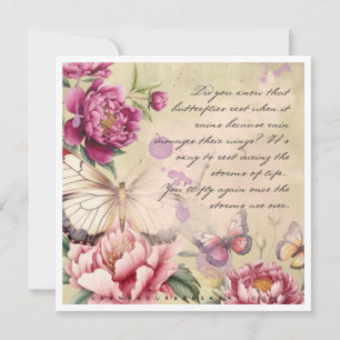 Butterflies Rest Card