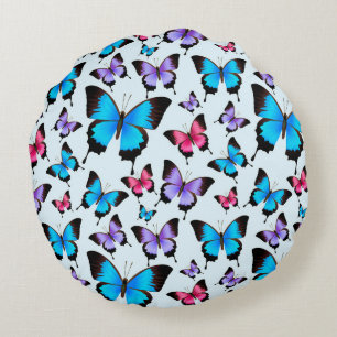 Butterflies Round Cushion