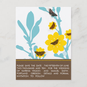 Butterflies -Save the Date cards