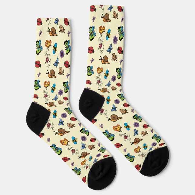 Butterflies Snails Insects Thunder_Cove Socks (Right)