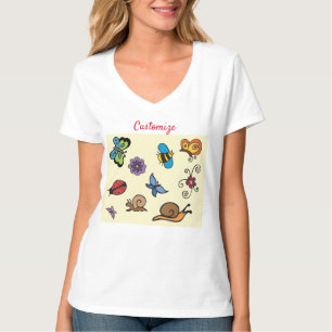 Butterflies Snails Insects Thunder_Cove T-Shirt