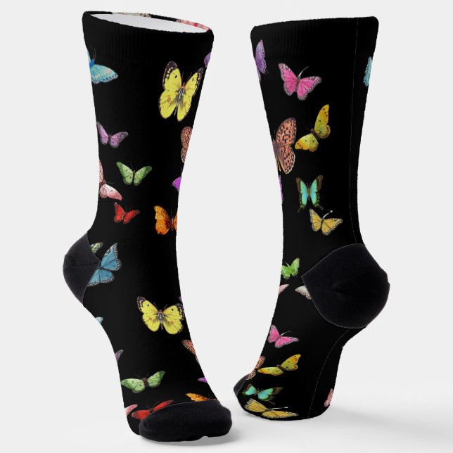 Butterflies Socks (Angled)
