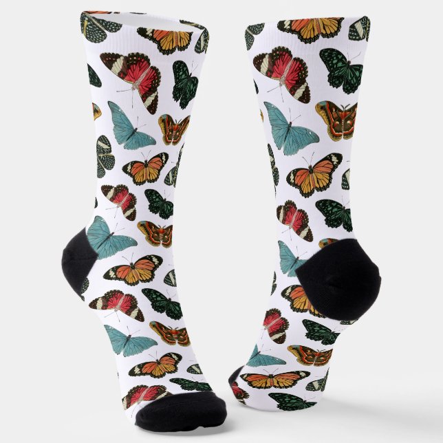 Butterflies Socks (Angled)