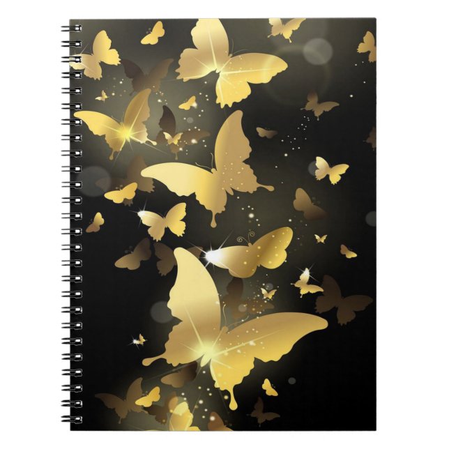 Butterflies Spiral Notebook (Front)
