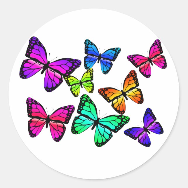 Butterflies Sticker (Front)