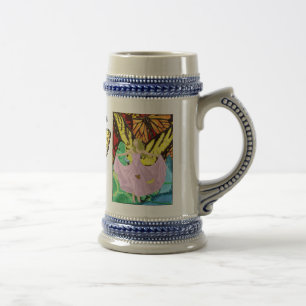 Butterflies & Sunshine Beer Stein