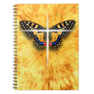 Butterflies symbolize the Resurrection of Jesus Notebook