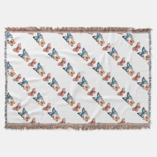 Butterflies Throw Blanket