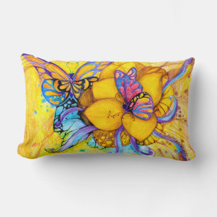 Butterflies Throw Pillow