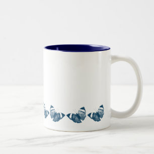 Butterflies Two-Tone Coffee Mug