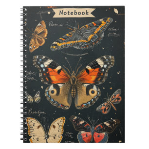 Butterflies Vintage Notebook