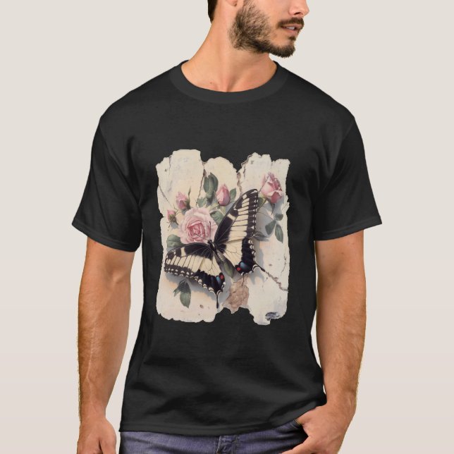 Butterflies Vintage T-Shirt (Front)