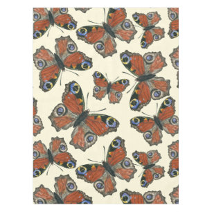 Butterflies watercolor pattern tablecloth