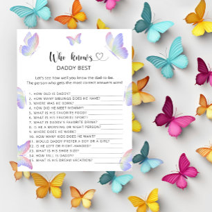 Butterflies - Who knows Daddy best game