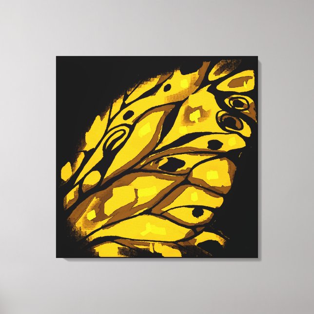 butterflies' wings metal print (Front)