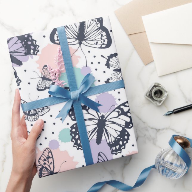 butterflies wrapping paper (Gifting)