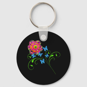 butterflower key ring
