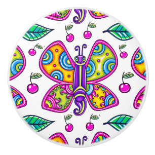 Butterfly 1 Ceramic Knob