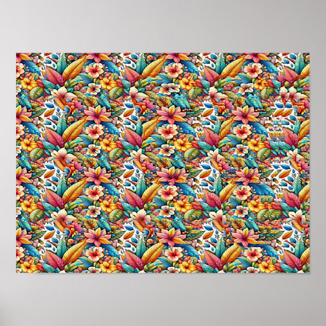 BUTTERFLY 1 STEREOGRAM 16" x 12", No Frame Poster (Front)