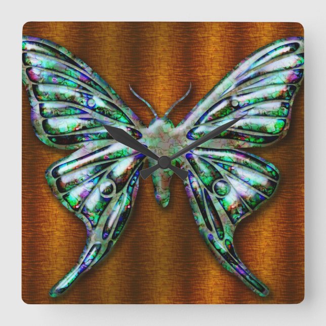 Butterfly 2 Clock (Front)