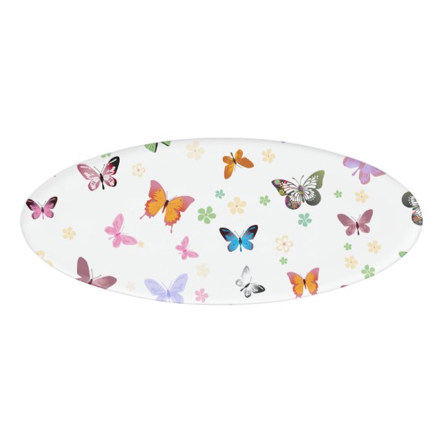 Butterfly 2 name tag (Front)