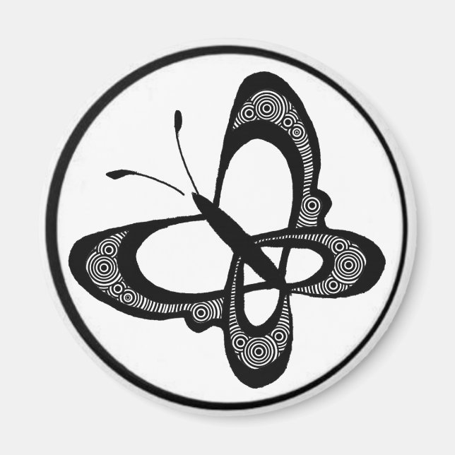 butterfly 3 magnet (Front)