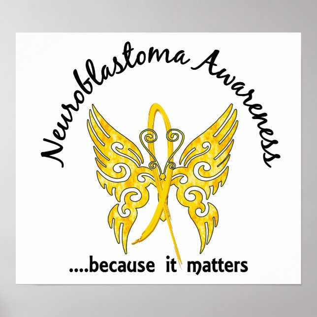 Butterfly 6.1 Neuroblastoma Poster (Front)