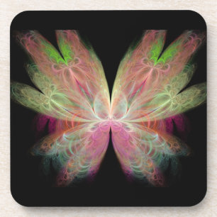 Butterfly Abstract Coaster
