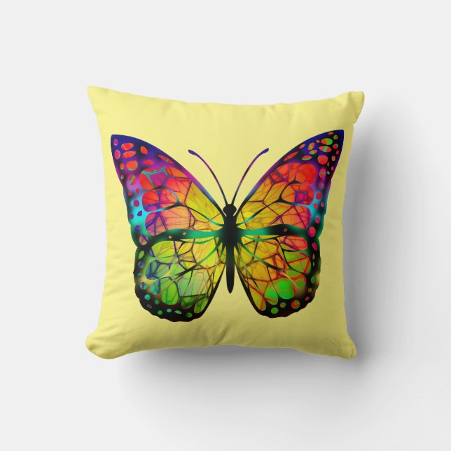 BUTTERFLY ABSTRACT CUSHION (Front)