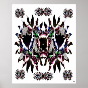 Butterfly Abstract Poster