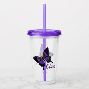 Butterfly Acrylic Tumbler