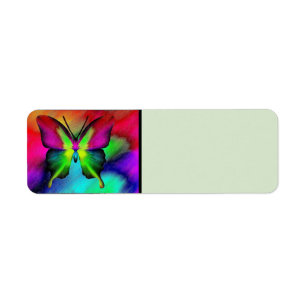 Butterfly Address Label