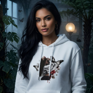 Butterfly Aesthetic Girl Hoodie